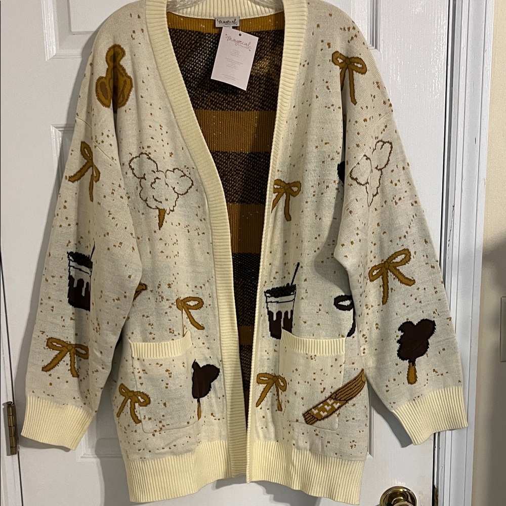 Mickey Snacks Patterned Women's Cardigan